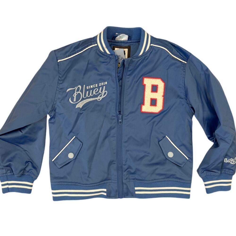 Disney Bluey kids Jacket Varsity Size 3T 4T NWT Toddler Spring School Giftable - Picture 3 of 12